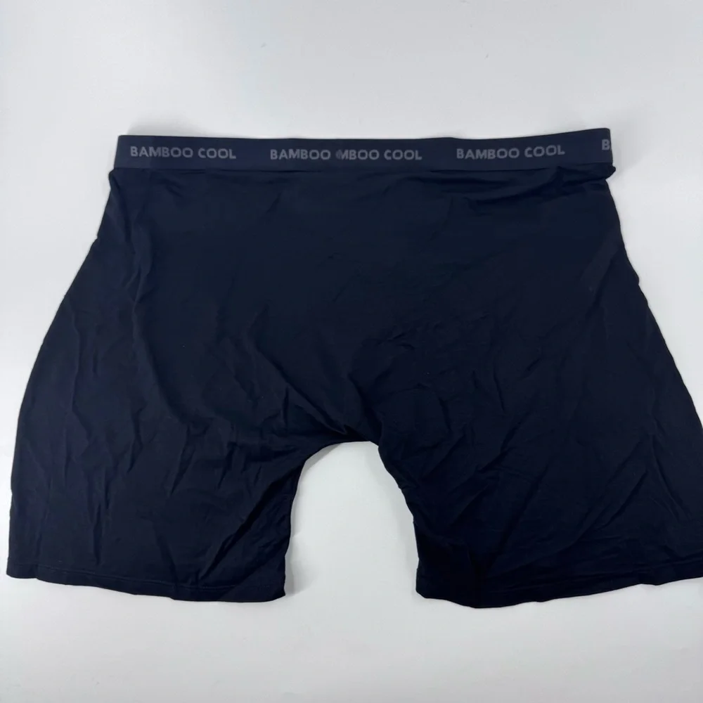 Bamboo‎ Cool Men's Boxer Briefs - Black